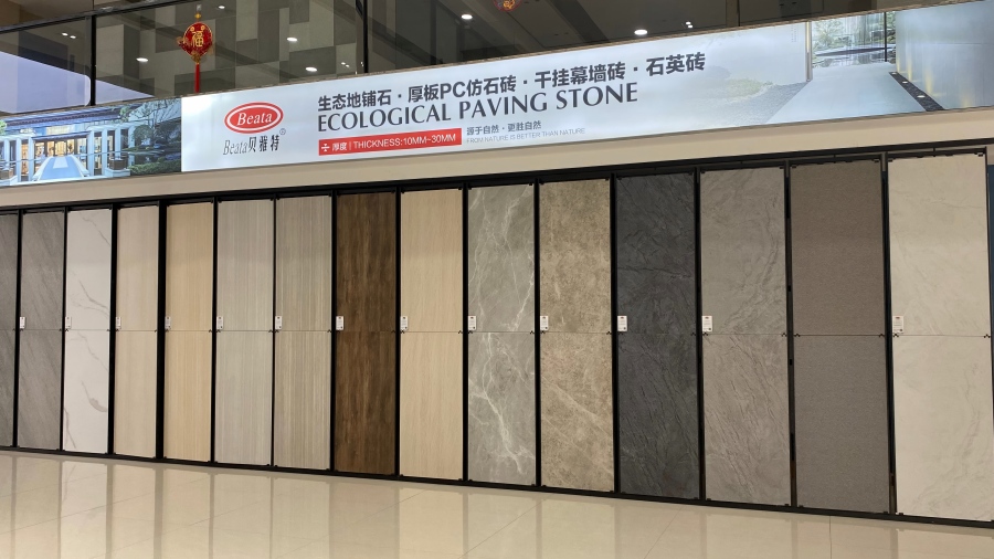Công nghệ tạo màu nào giúp gạch sứ ngoài trời của Beata Ceramics đạt được chủ nghĩa hiện thực giống như đá?